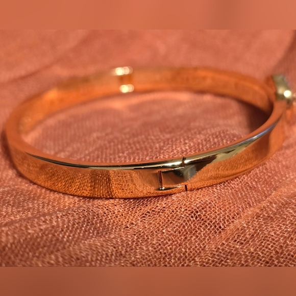Michael Kors Rose Gold-Tone Bangle Bracelet - Picture 4 of 11